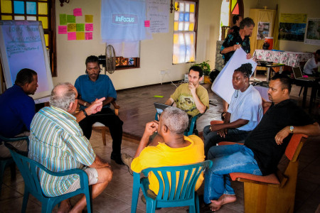 A series of participatory planning workshops were held to discuss the community’s vision for the area and how it could be restored for sustainable use.