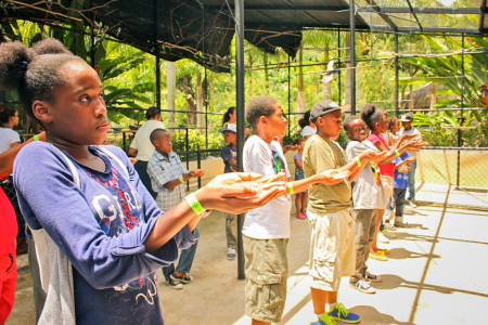 BirdSleuth Caribbean summer camp for kids in Jamaica. (Photo by Emma Lewis)