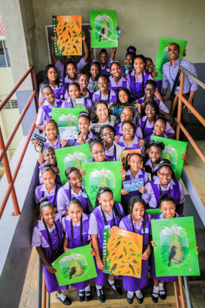 Students from Natalia and Bishop Gibson High School. (Photo by Chris Colyard)