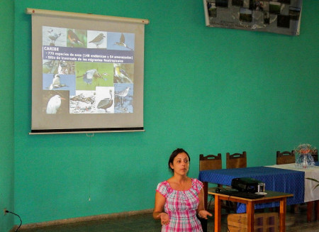 Cuba used the CWC as an opportunity to conduct a workshop on wetland biodiversity for a local community in Los Palacios, Pinar del Río (photo courtesy of Alieny Gonzalez).