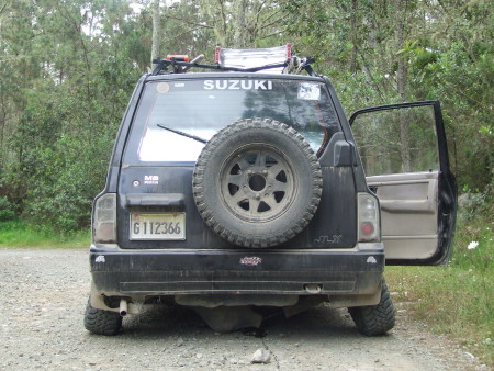 Broken axel on jeep