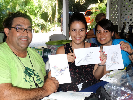 Educators from Puerto Rico, Cuba and the Dominican Republic share their bird journals from the International Training workshop in Nassau, Bahamas.