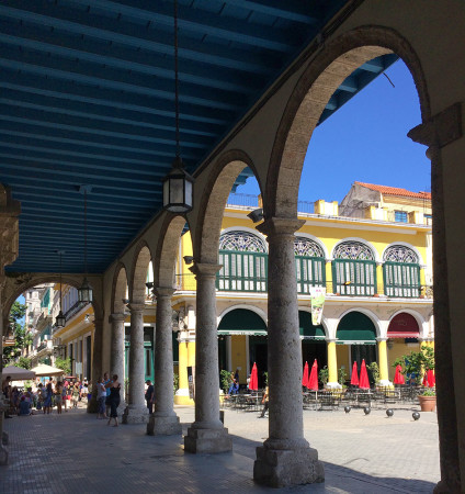 Old Havana with it's beautiful colonial architecture. (Photo by Jessica Rozek) 