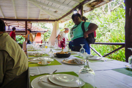 Dining area at Hacienda Codina.