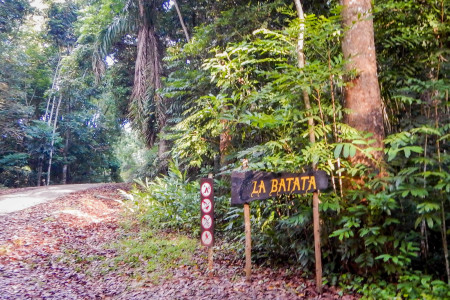La Batata trail sign.