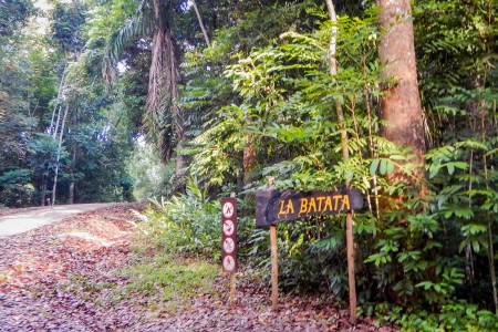 La Batata trail sign.