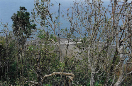 After Hurricane Georges in 1998, the lack of vegetation revealed a sight never before seen from my house- the airport down below. (Photo by Mandy McGehee)