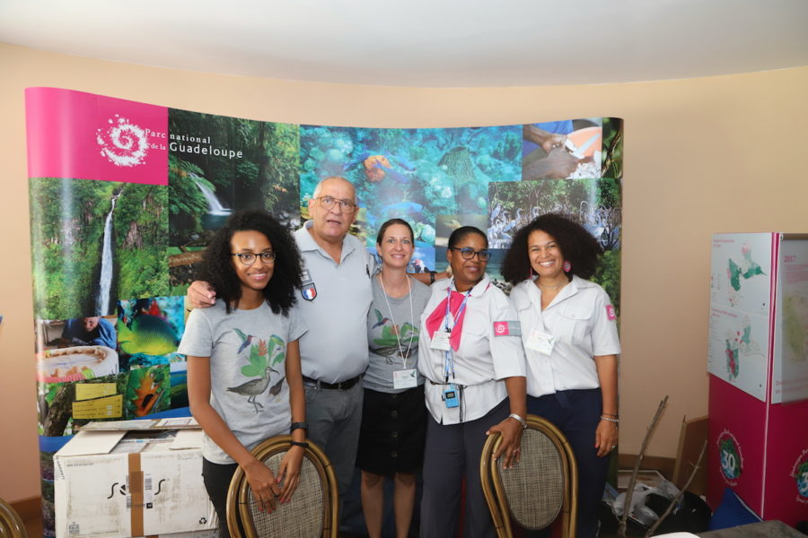 We thank Director of the Parc National de la Guadeloupe (PNG), Maurice Anselme, and his fabulous crew for outstanding help with organizing the conference! (photo by Fred Sapotille)