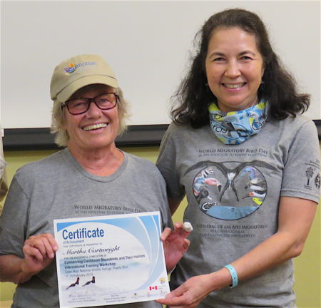 Martha Cartwright and Lisa Sorenson-Shorebird Workshop Cabo Rojo, Puerto Rico.