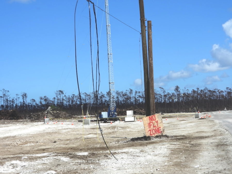 Equinor Oil Spill area, Grand Bahama.