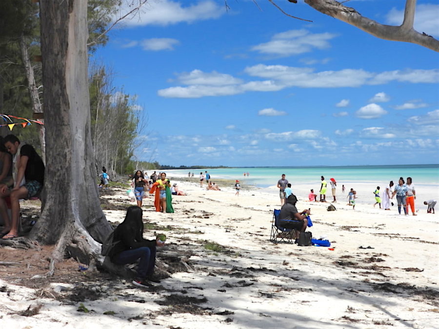 Pelican Point Beach this past April during the annual Coconut Festival. 