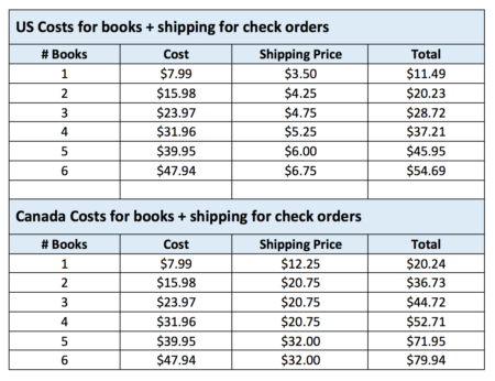 Coloring Book + Shipping Costs for shipments to the US and Canada.
