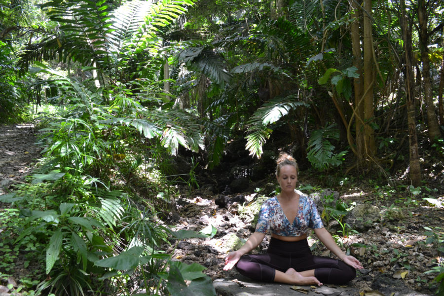 Alex Meditating in Nature