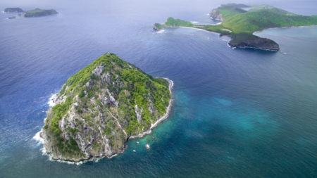 The Grenadines archipelago- Aerial photo of Islands