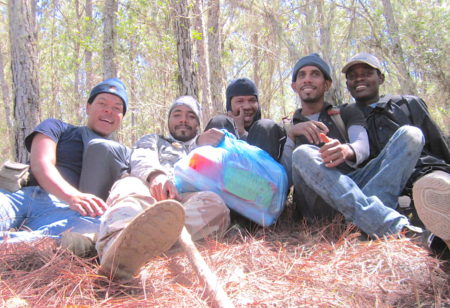 Field technicians at Black-capped Petrel colony