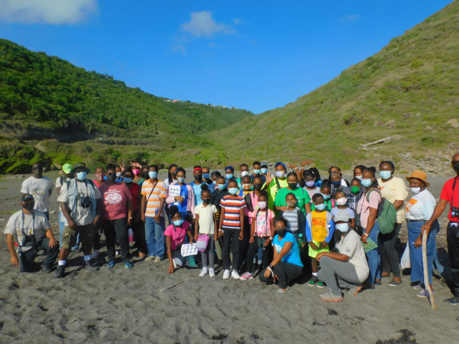 Participants enjoyed a shorebirding trip Montserrat