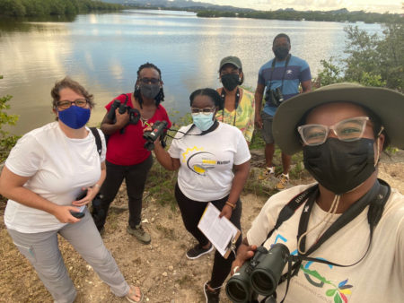 Group photo of birders