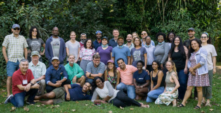 The entire group at Rancho Baiguate.