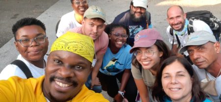 Participant selfie at Bird Banding Workshop