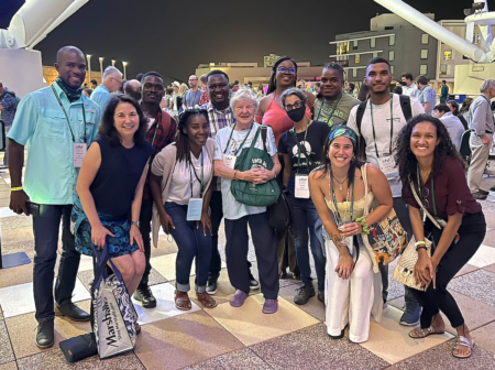 Caribbean colleagues reunion at Opening Reception.