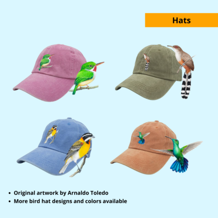 Endemic Birds of Puerto Rico Hats