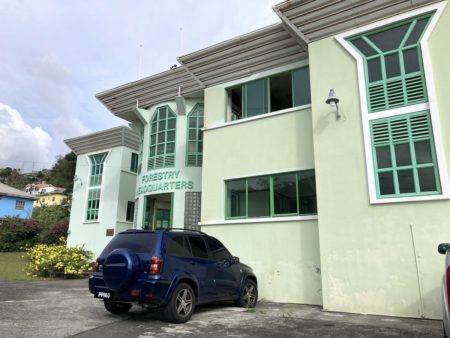 Image of the Saint Vincent and the Grenadines Department of Forestry building, located in Kingstown.