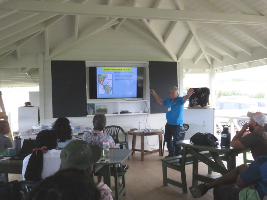 John Webster talks about wetlands in Barbados 