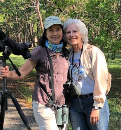 Lisa and Lourdes in the field together in Cuba.