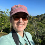 Adrianne Toassas birding for the Warbling Warriors in Puerto Rico