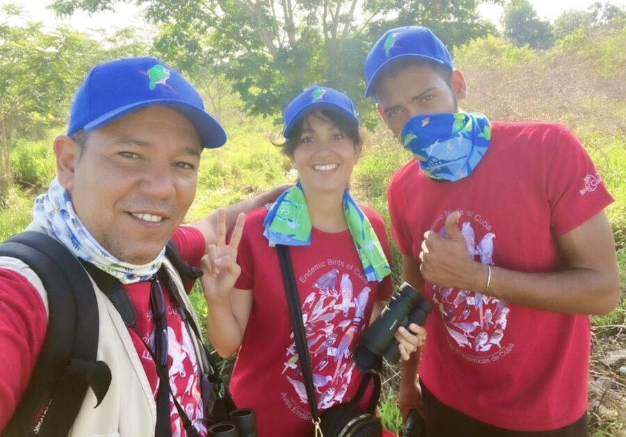 Selfie of group birding 