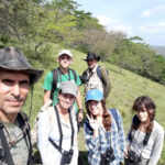 Group birding for the Bee Hummers Dream Team in Cuba