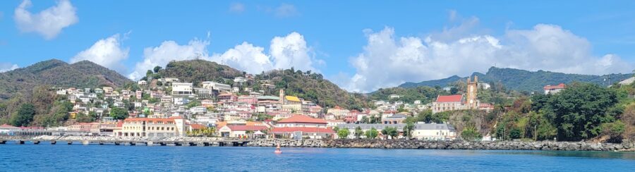 Landscape picture of coast of Grenada
